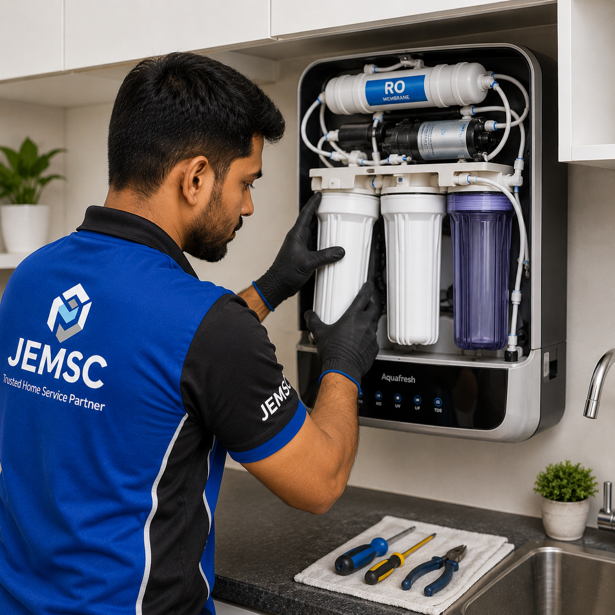 RO Water Purifier Installation